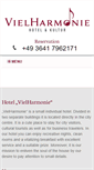 Mobile Screenshot of hotel-vielharmonie.de
